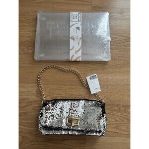 H&M Silver Gold Handbag